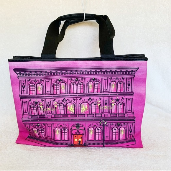 NWT Authentic Love Moschino House Print Tote Bag - Picture 2 of 7